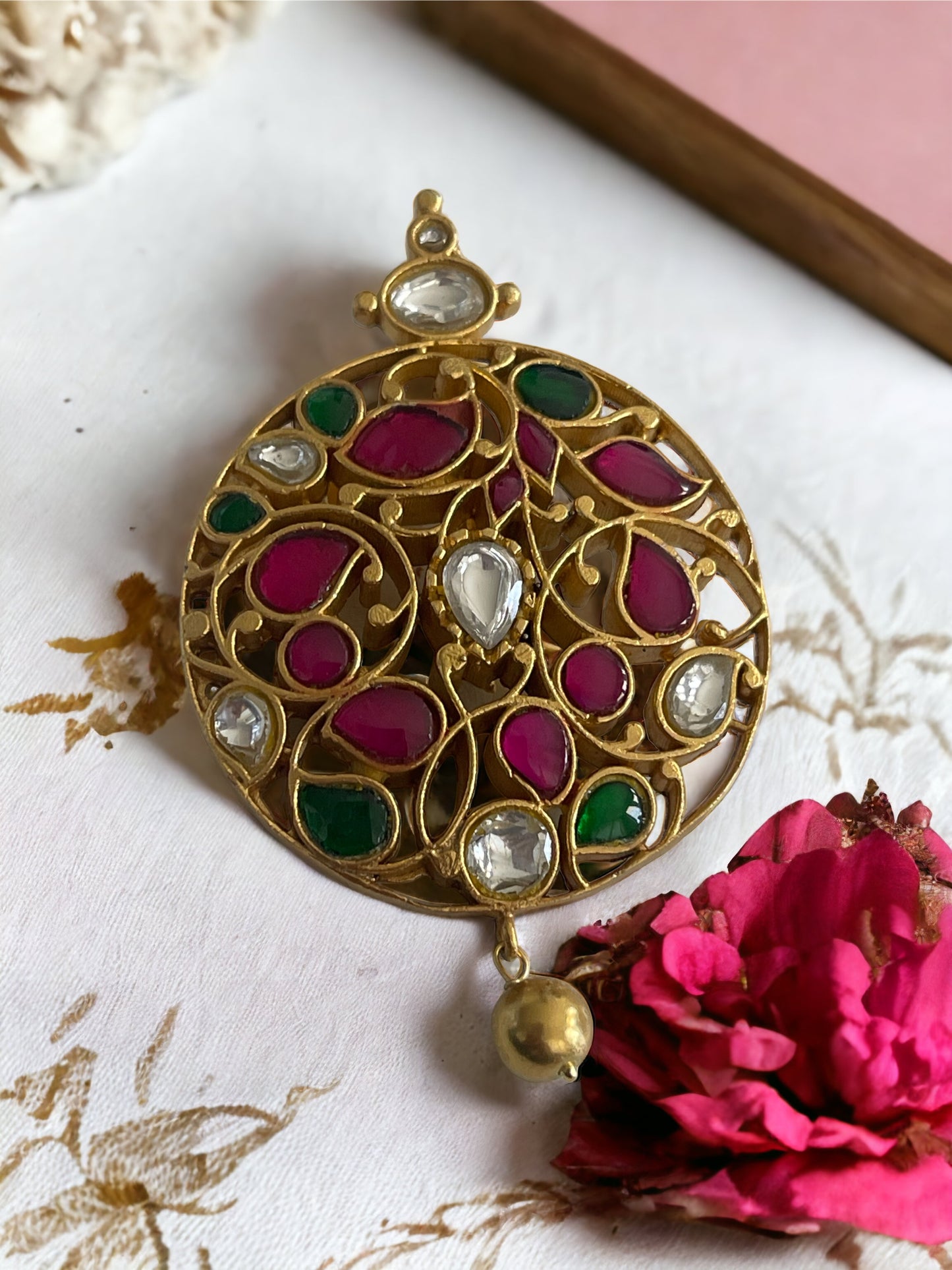 Sravya jadau Kundan pendant