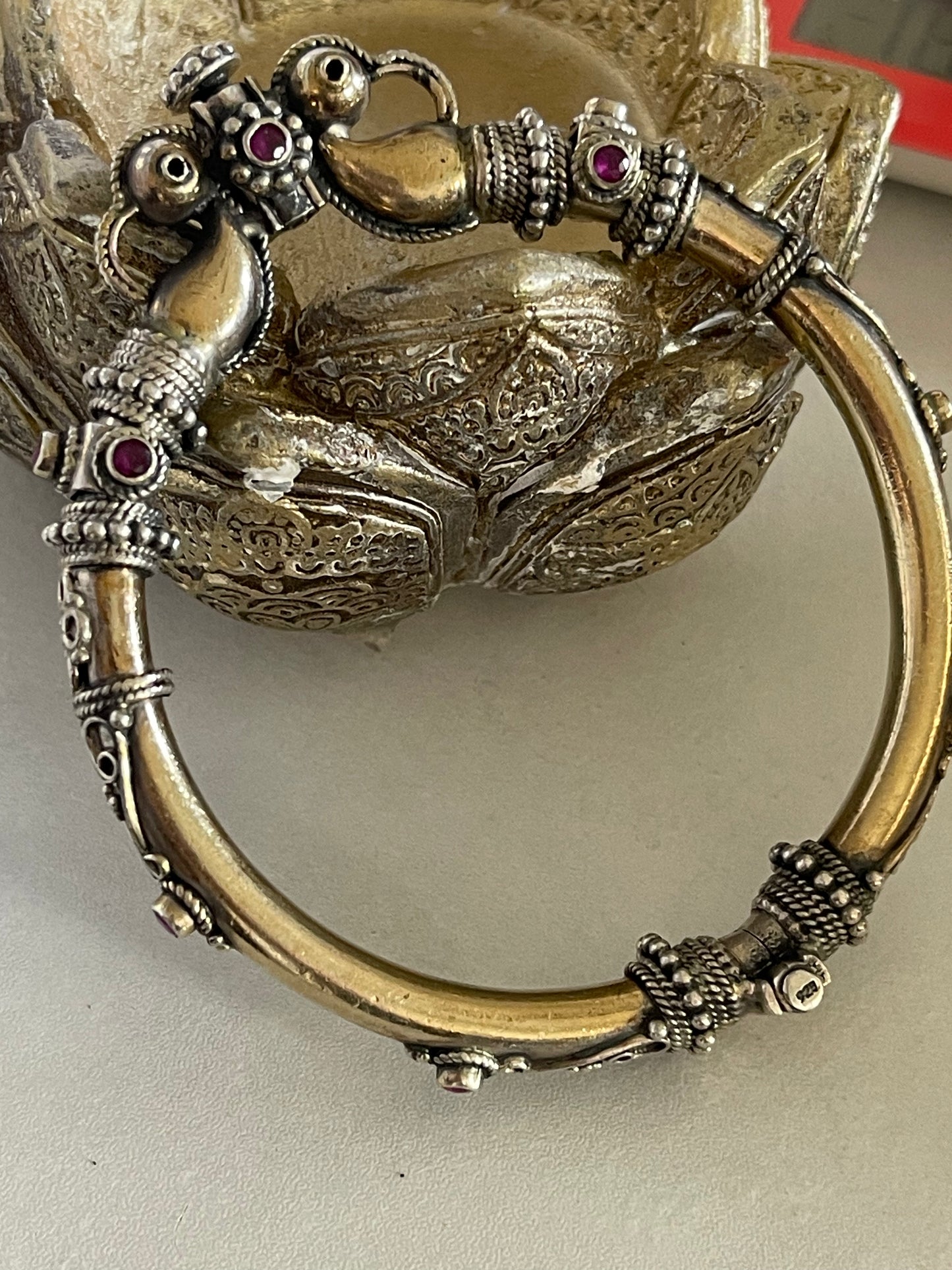 92.5 silver dual tone Kada