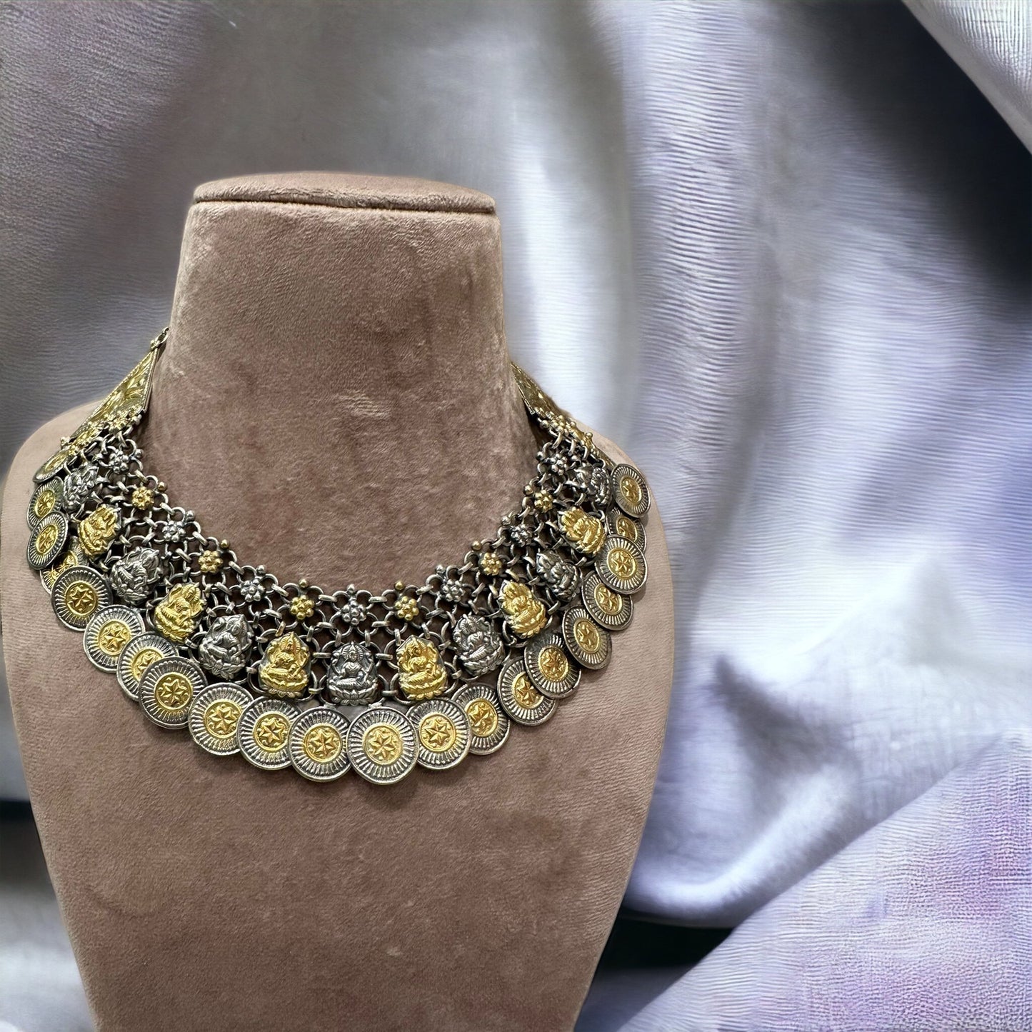 92.5 Goddess lakshmi necklace