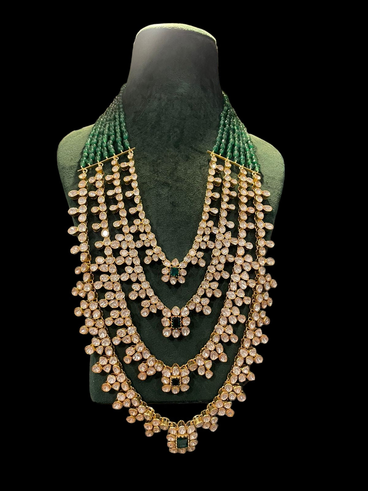 Ponniselvan 92.5 silver moissanite mala