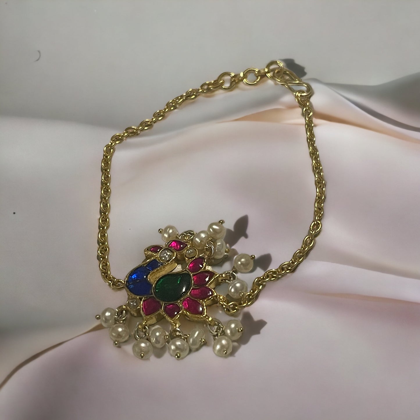 Peacock 92.5 silver bracelet