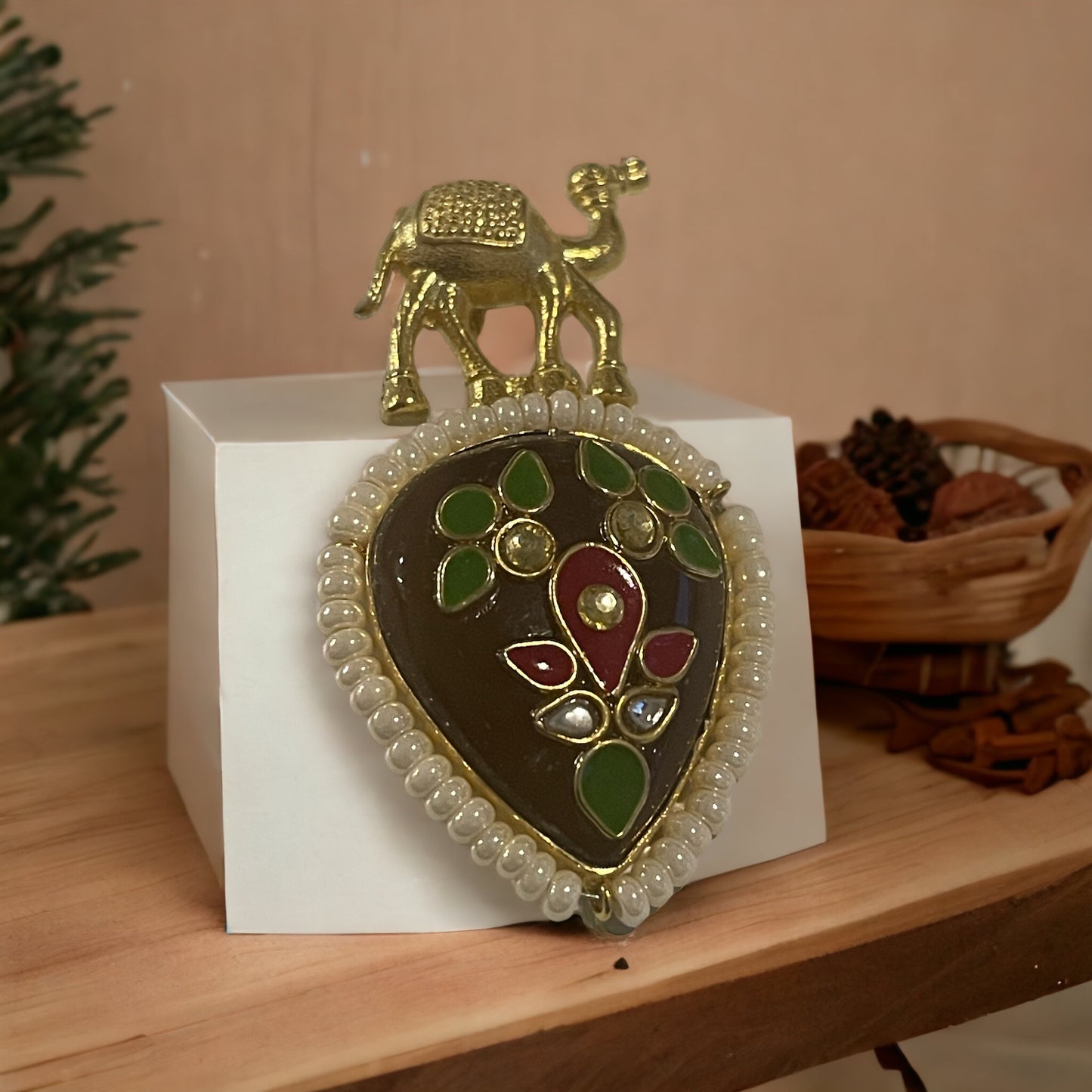 Kyra 92.5 silver stoneinlay pendant