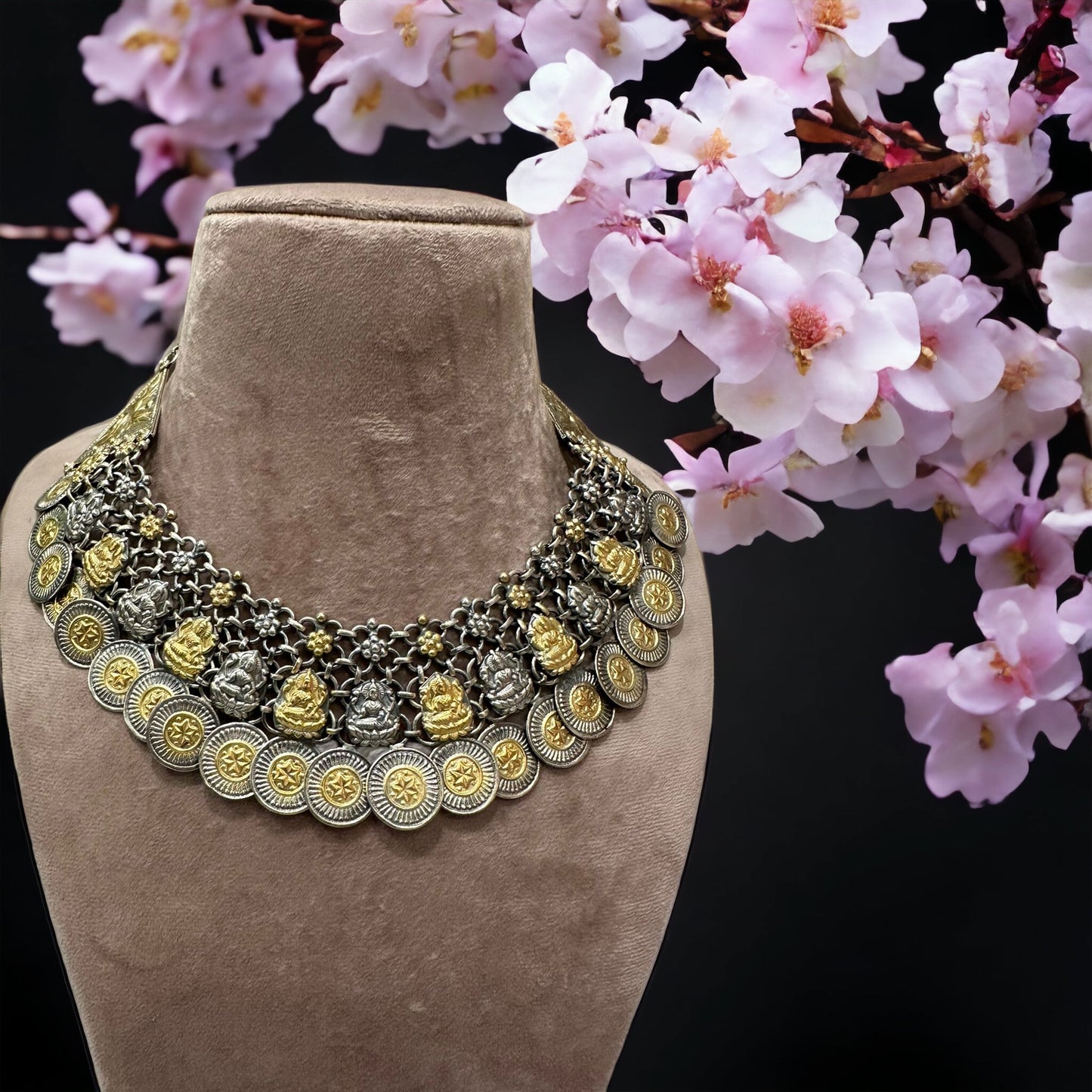 92.5 Goddess lakshmi necklace