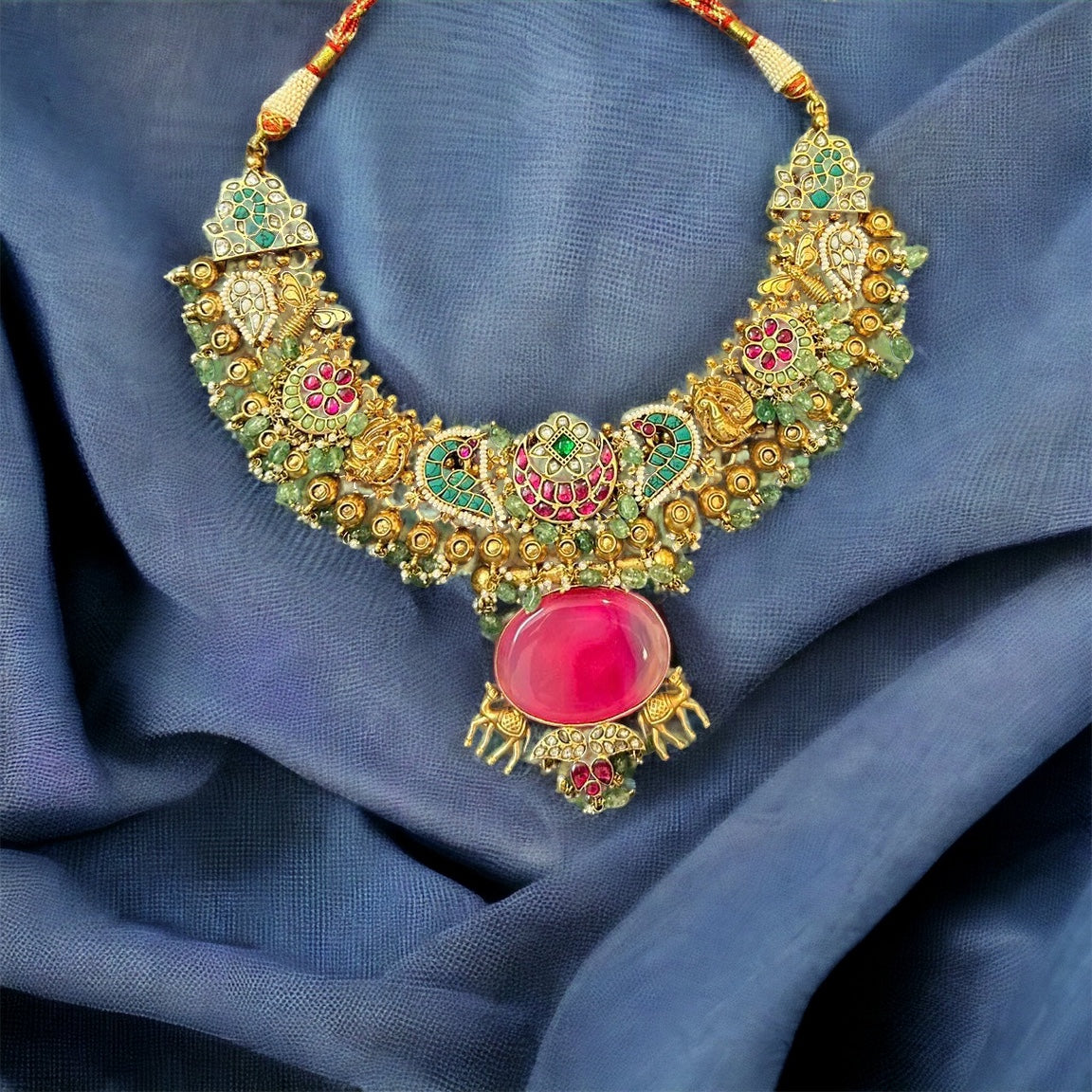 Maharani exclusive 92.5 fusion necklace