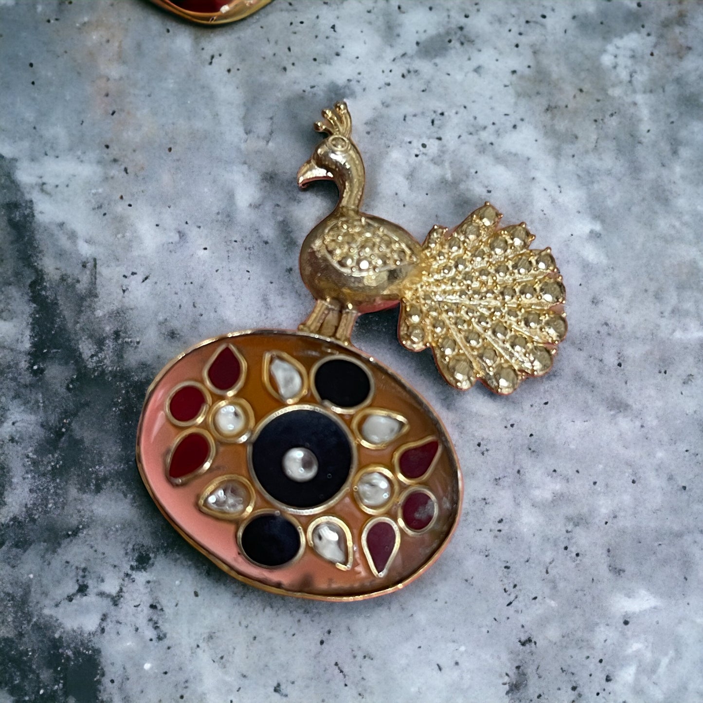 Aimee 92.5 silver stone inlay pendant