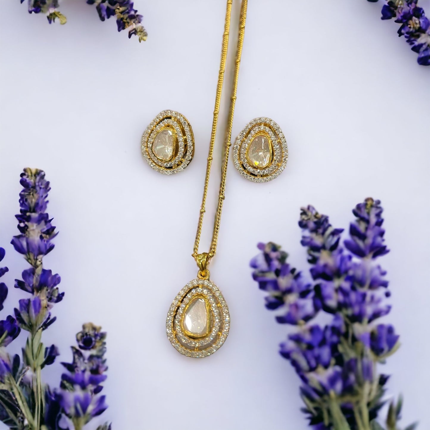 Simmi2 92.5 silver moissanite pendant