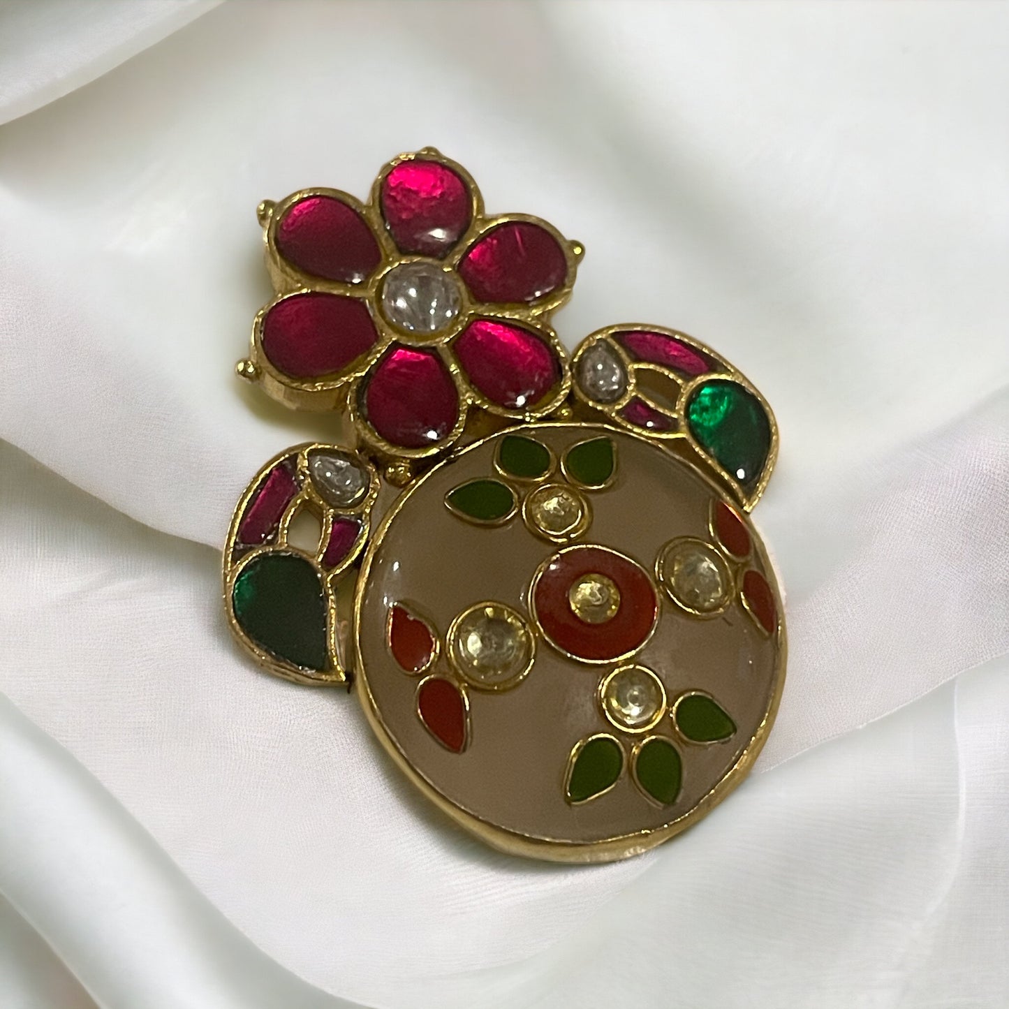 Sajju 92.5 silver stoneinlay pendant