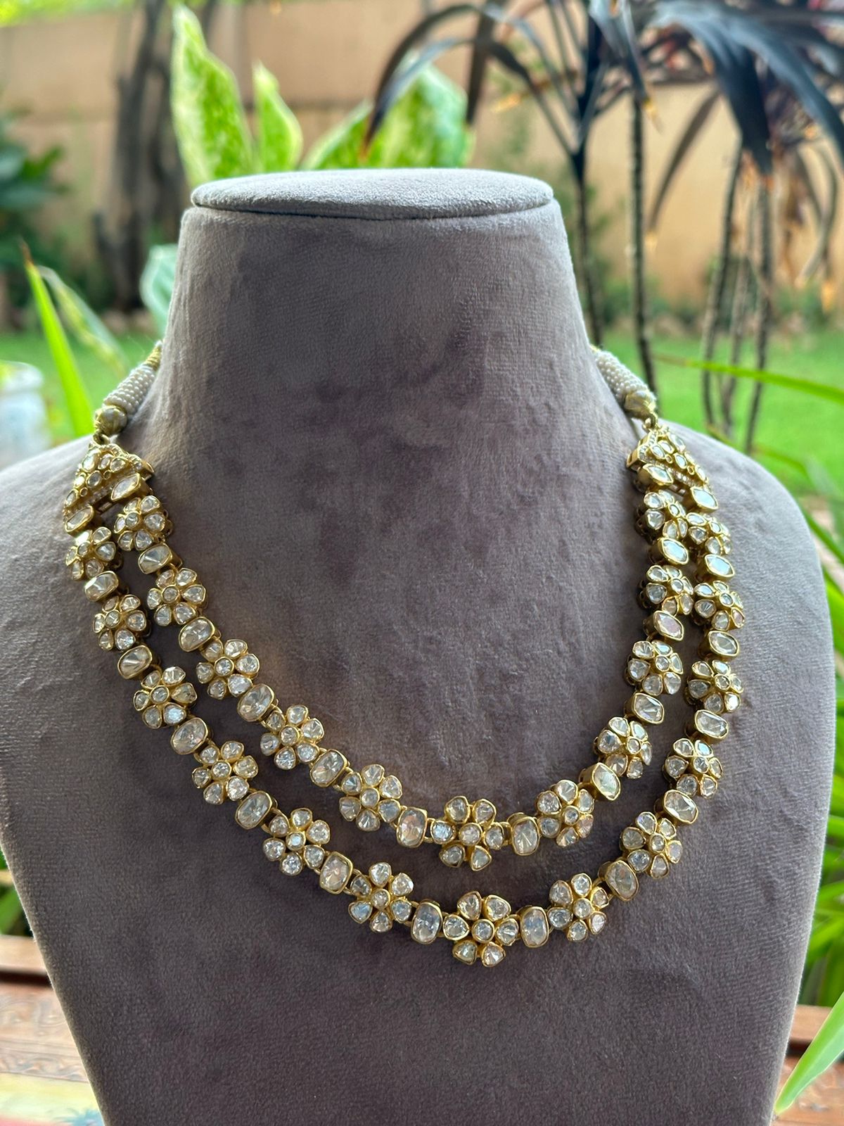 Naintara Moissanite 92.5 silver Necklace