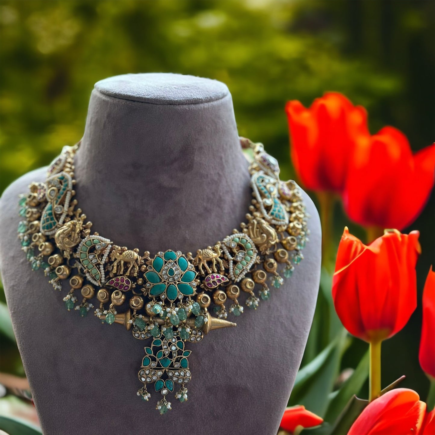 Avantika 92.5 silver fusion necklace