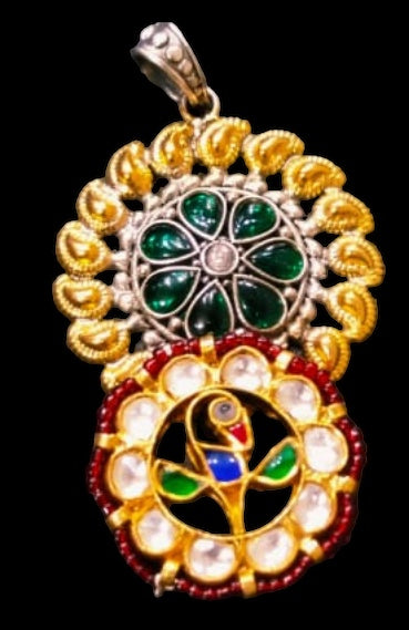 Niharika 92.5 silver pendant