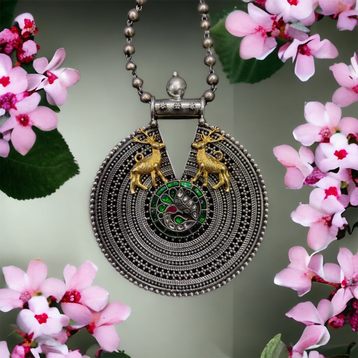 Mariam handmade 92.5 silver pendant