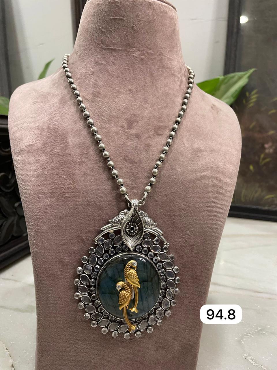 Luna 92.5 silver pendant