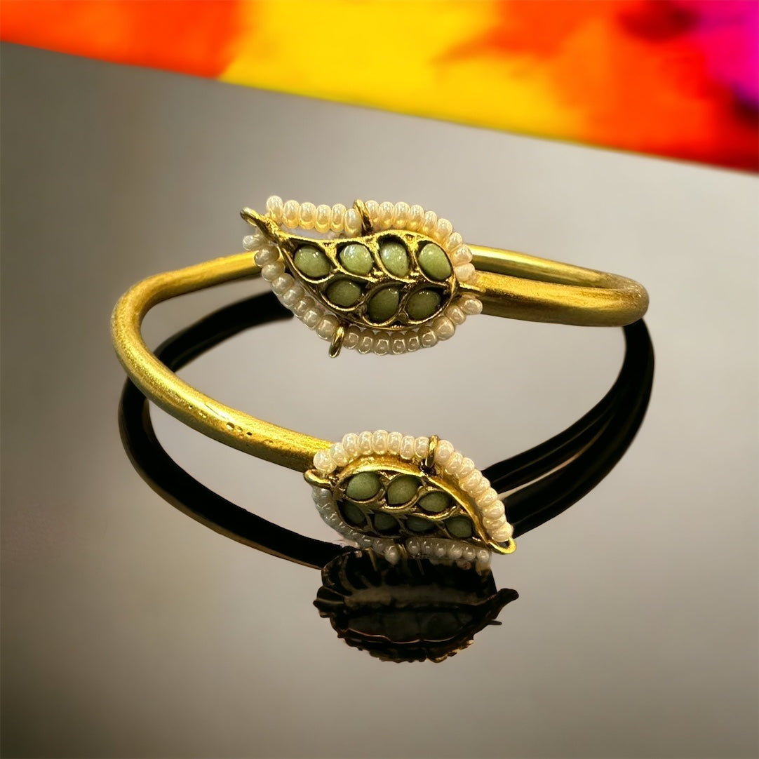 Chinni 92.5 silver Kundan bracelet