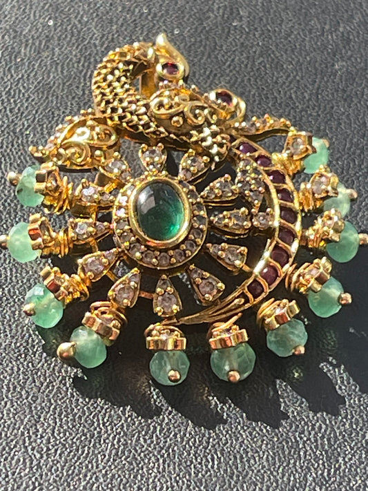 Meena Cz pendant 14