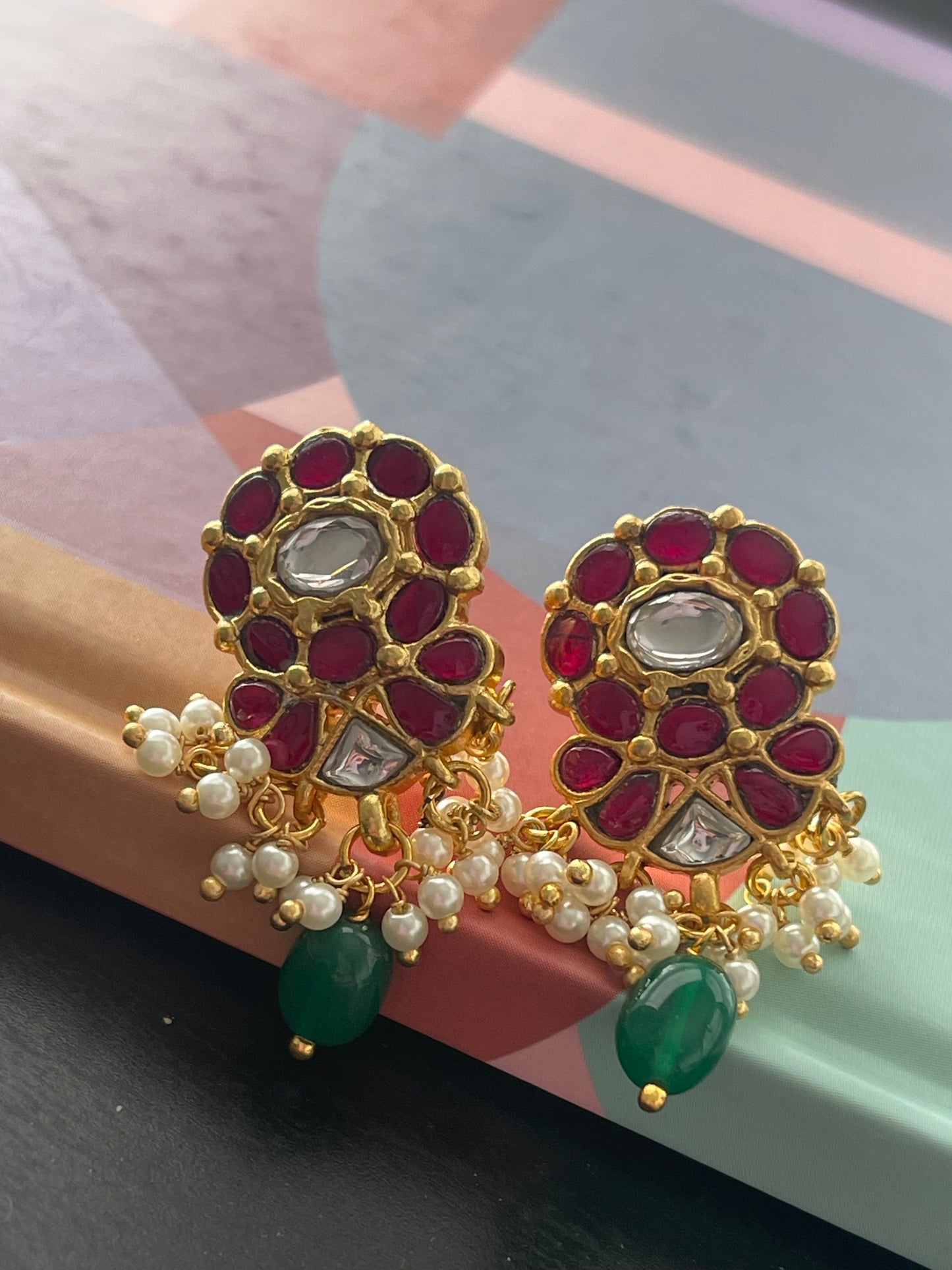 Jadau Kundan earrings 8