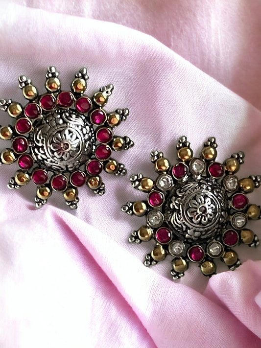 Nowmie 92.5 jadau Kundan earrings 9