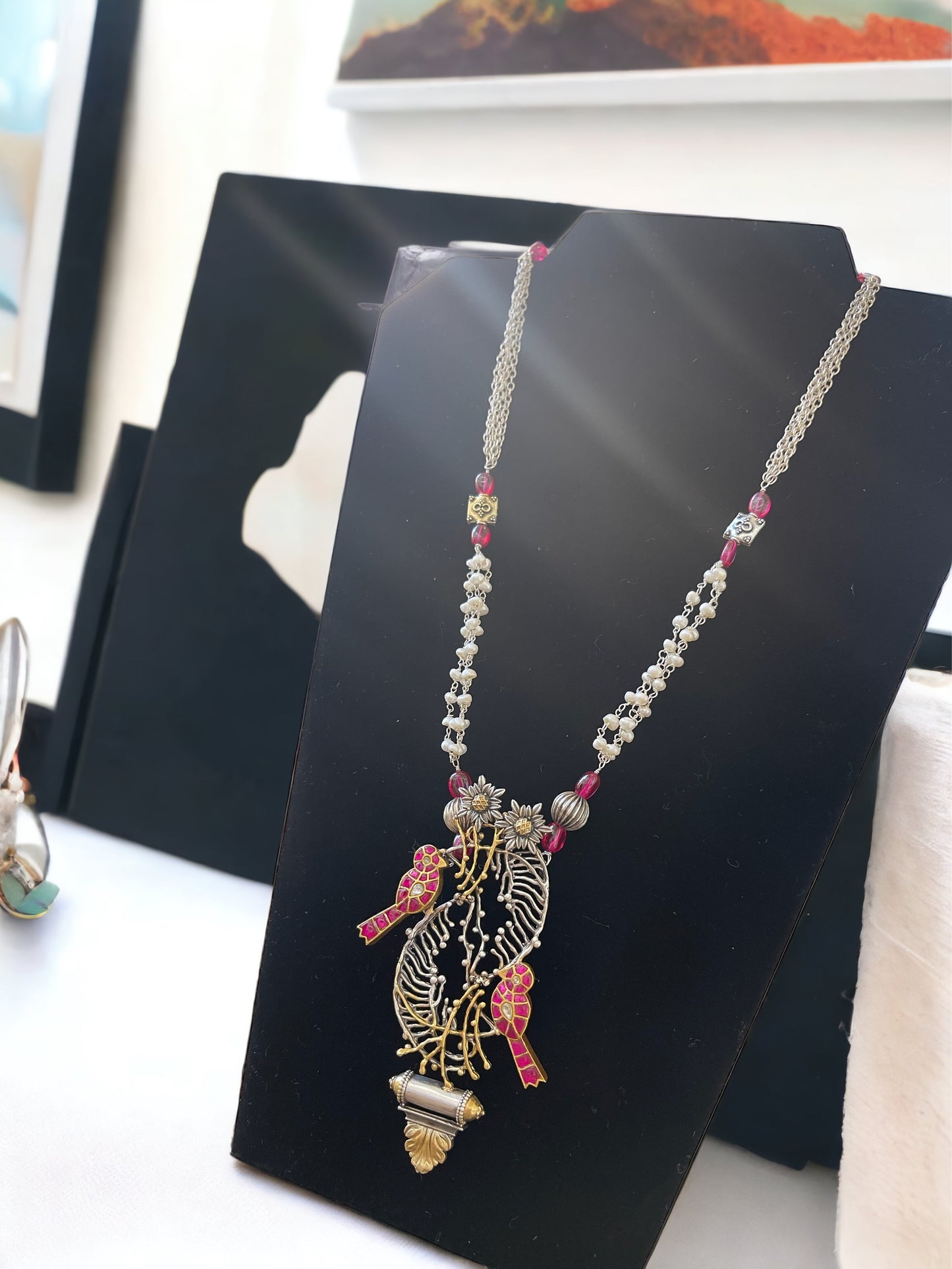 Paranika 92.5 silver necklace