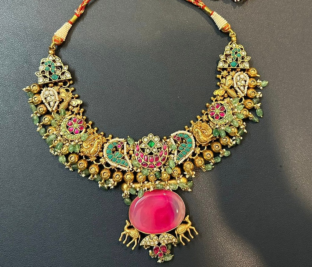 Maharani exclusive 92.5 fusion necklace