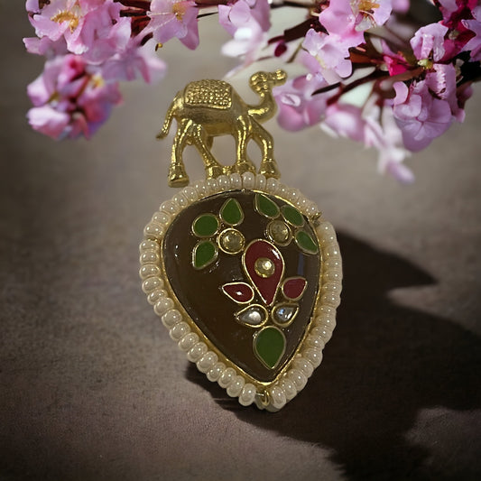 Kyra 92.5 silver stoneinlay pendant