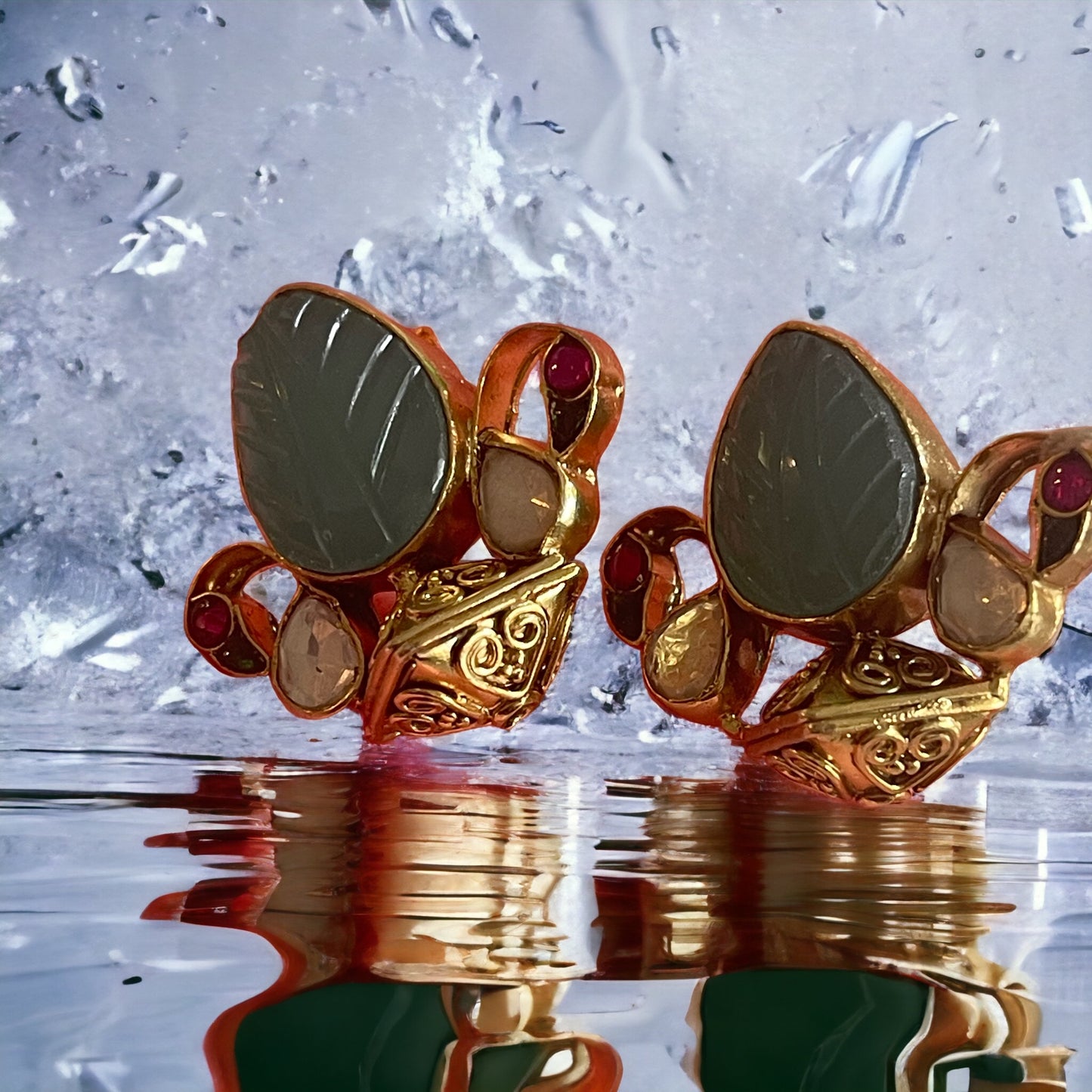 Kareena 92.5 silver earrings