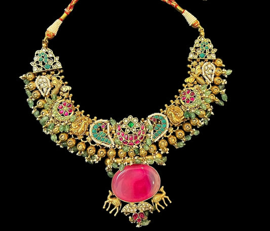 Maharani exclusive 92.5 fusion necklace