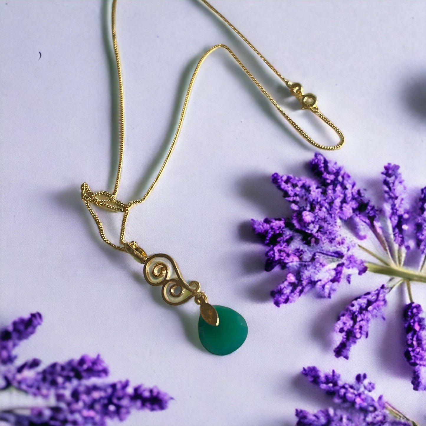 Reena3 silver pendant