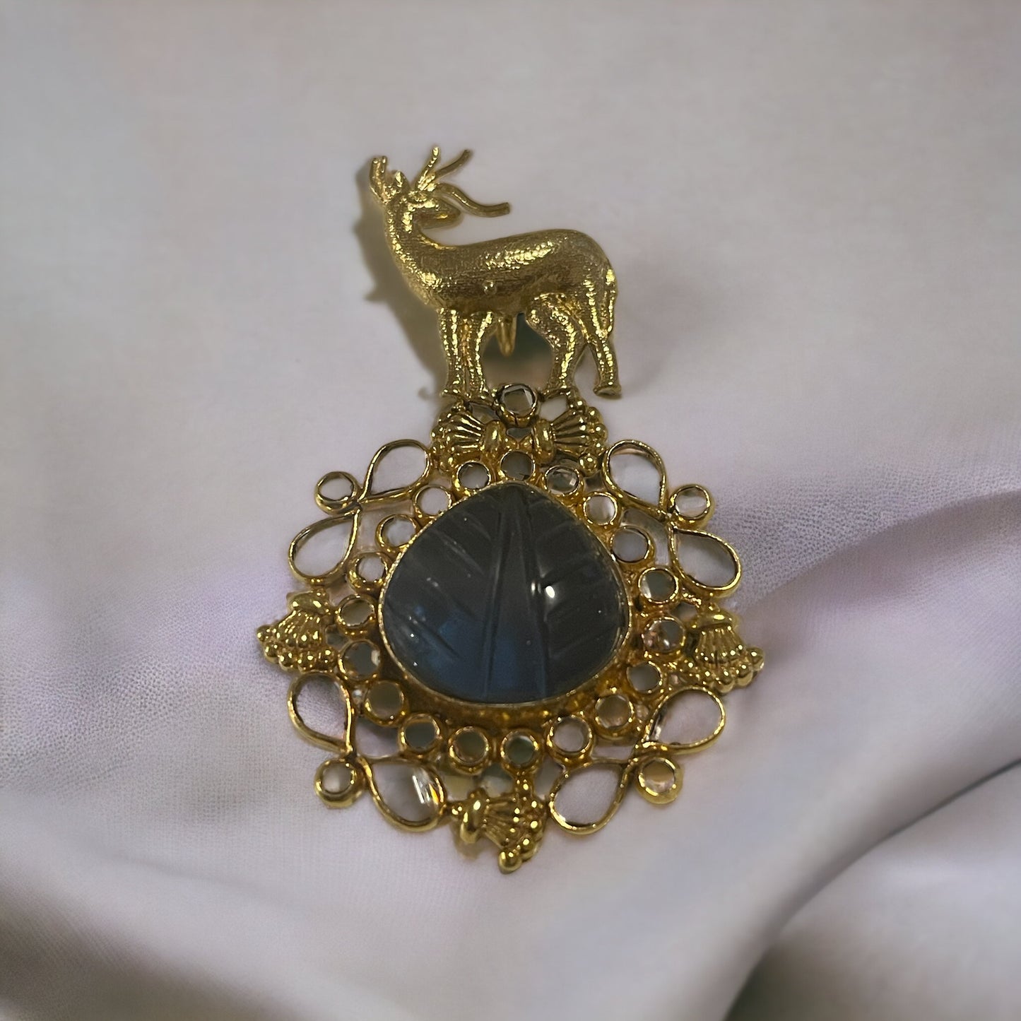 Sophia 92.5 silver stoneinlay pendant