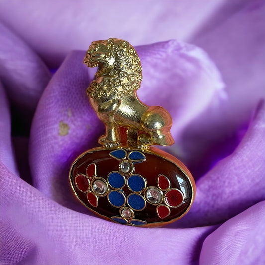 Dipali 92.5 silver stoneinlay pendant