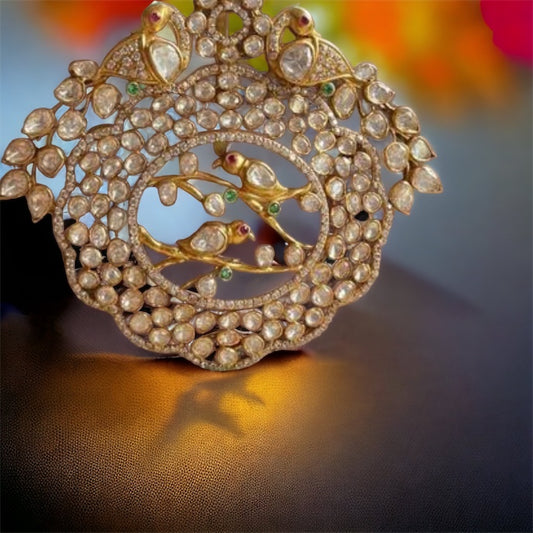 Ramani 92.5 silver moissanite pendant