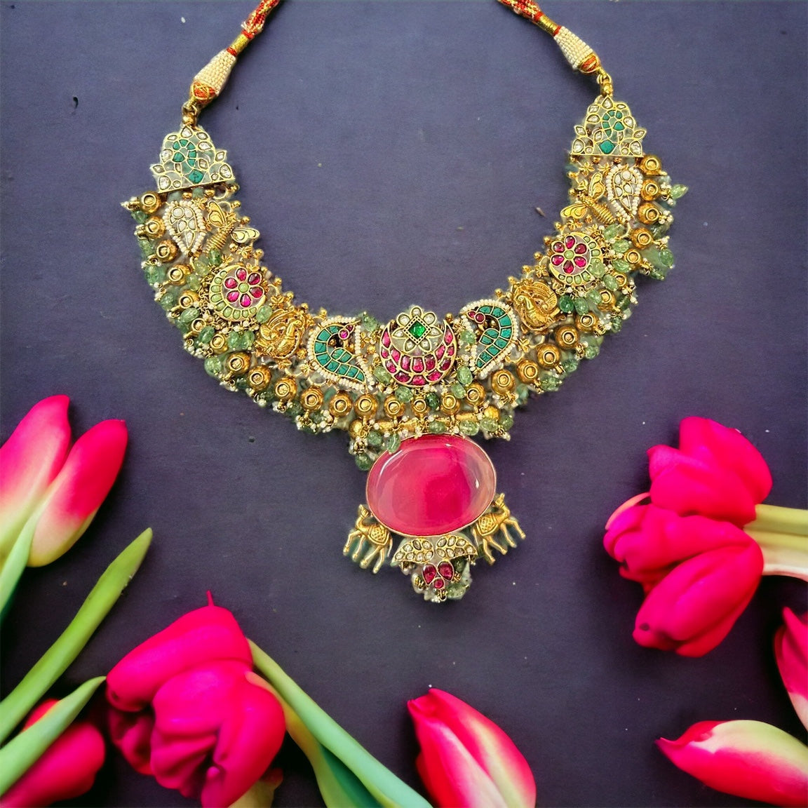 Maharani exclusive 92.5 fusion necklace