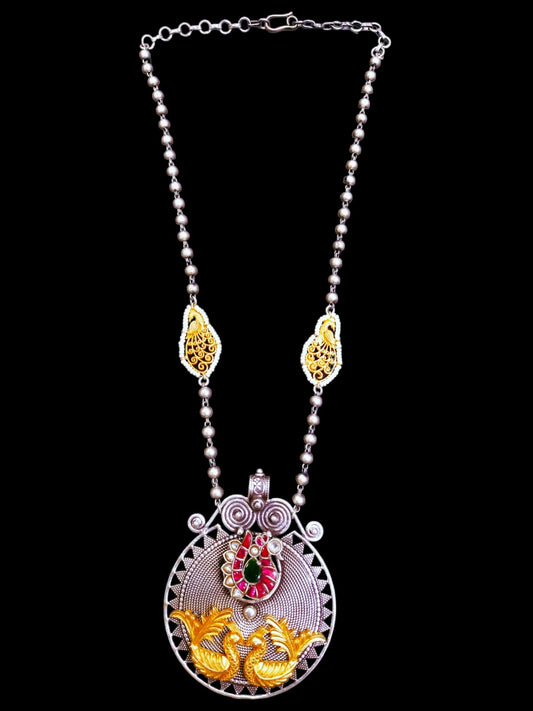 Swetha handmade 92.5 silver pendant