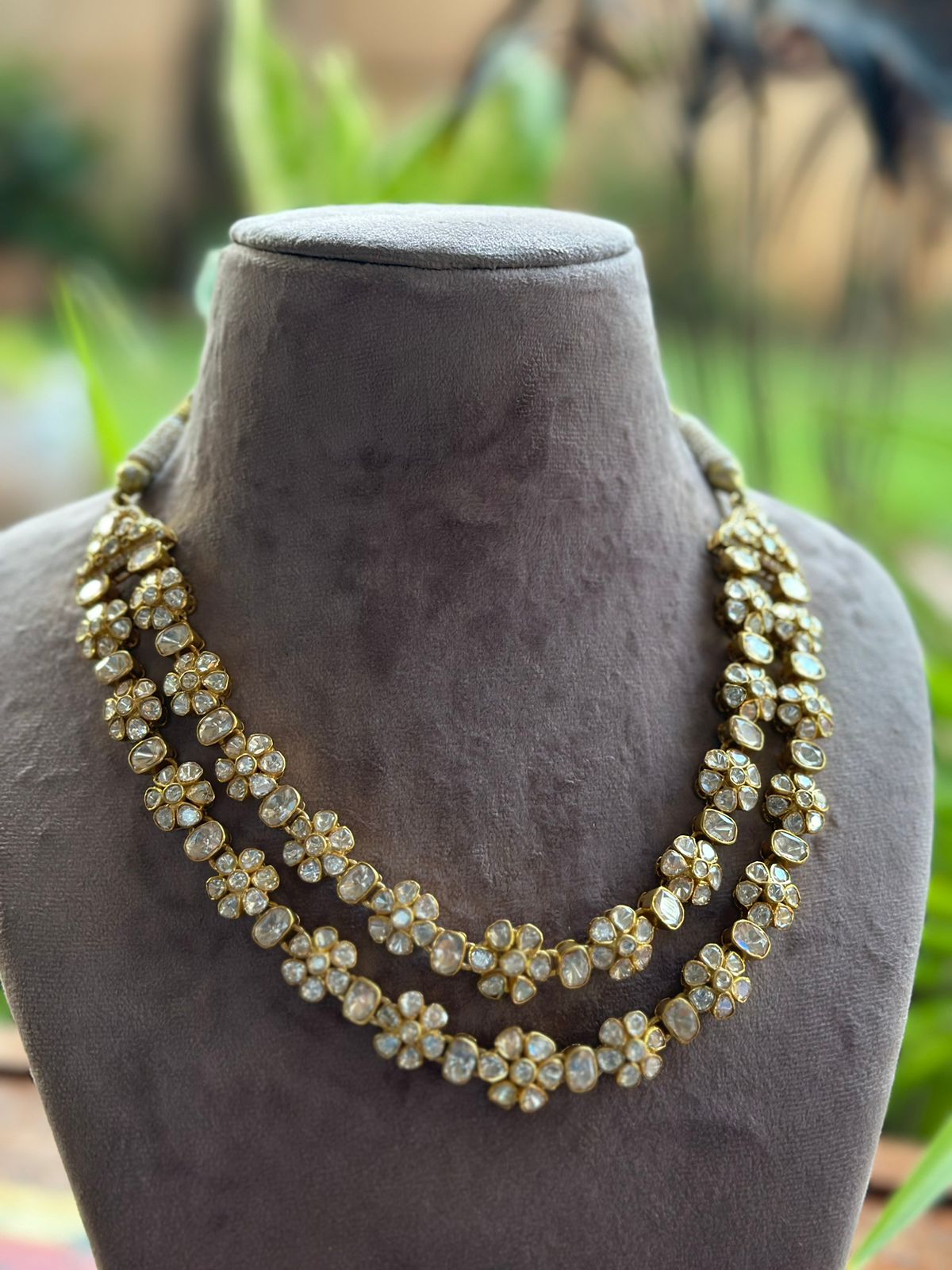 Naintara Moissanite 92.5 silver Necklace