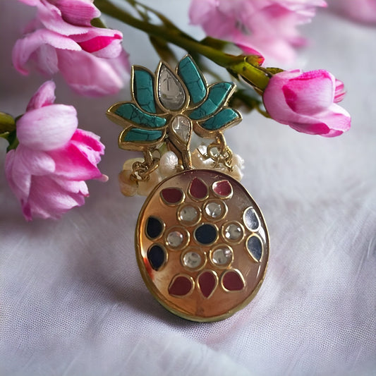 Maria 92.5 silver stoneinlay pendant