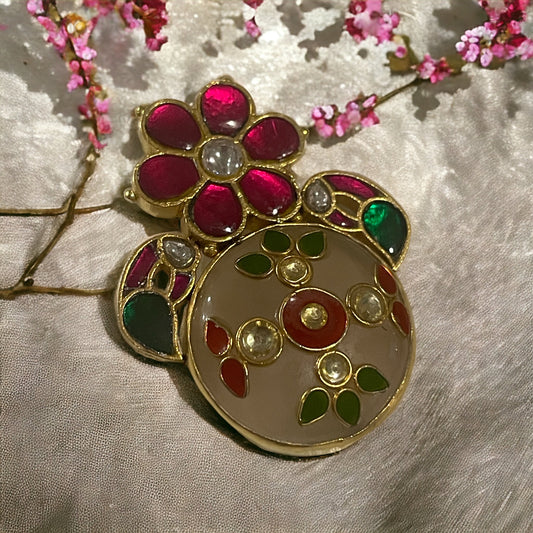 Sajju 92.5 silver stoneinlay pendant