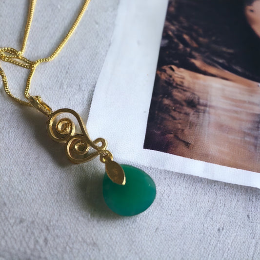Reena3 silver pendant