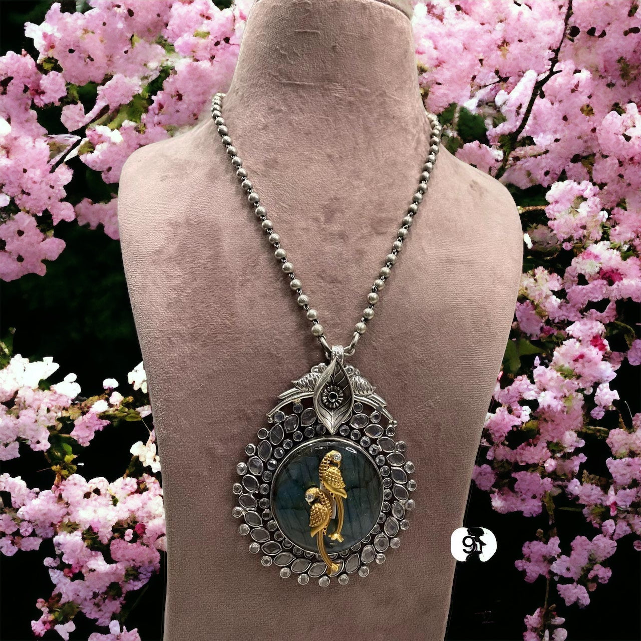 Luna 92.5 silver pendant
