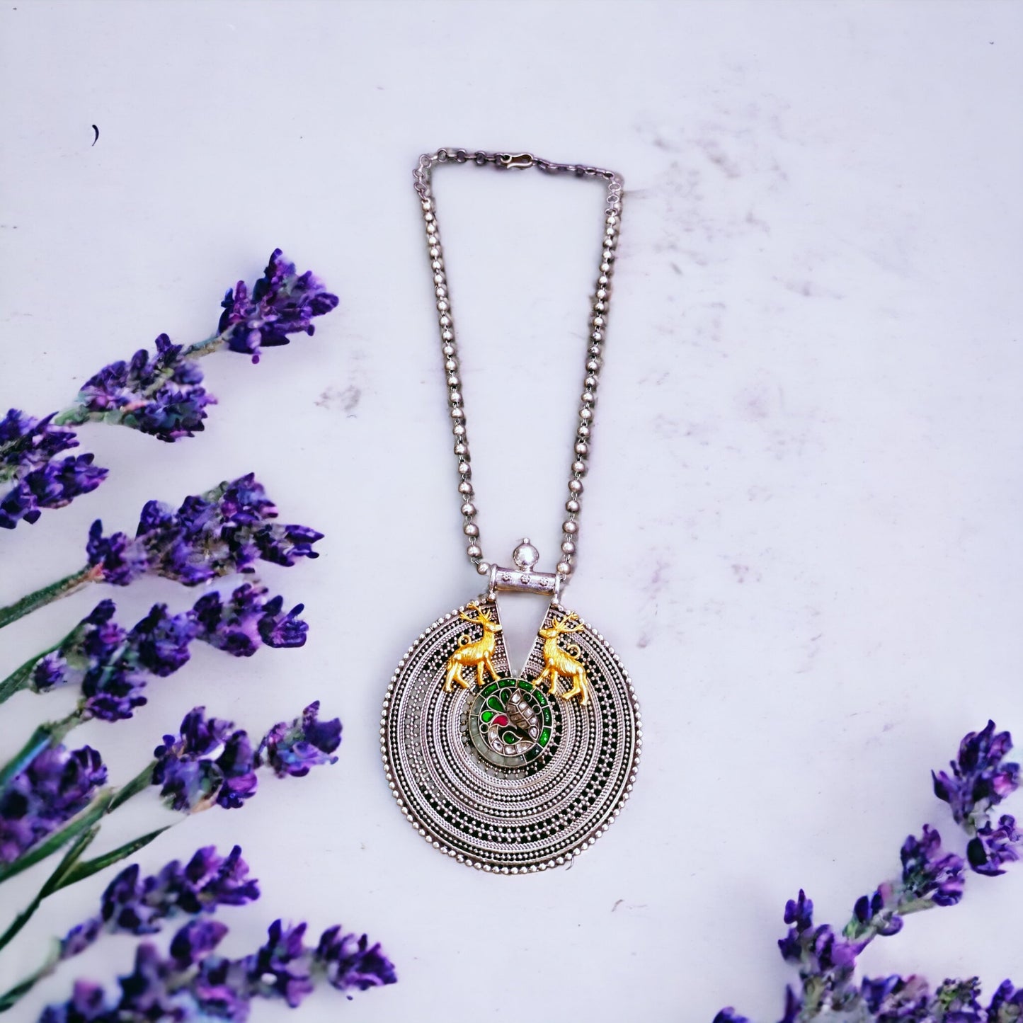 Mariam handmade 92.5 silver pendant