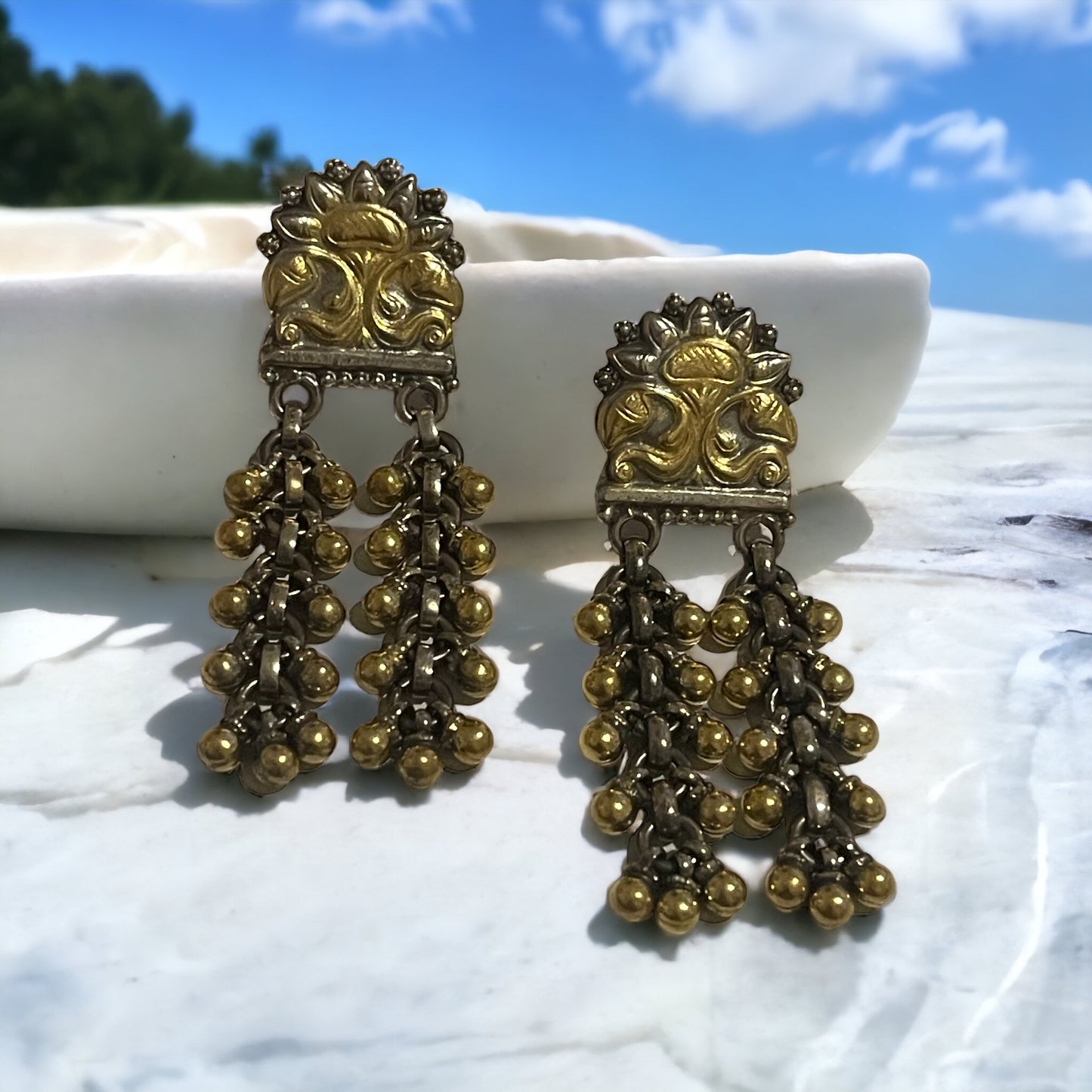 Amulya 92.5 silver earrings