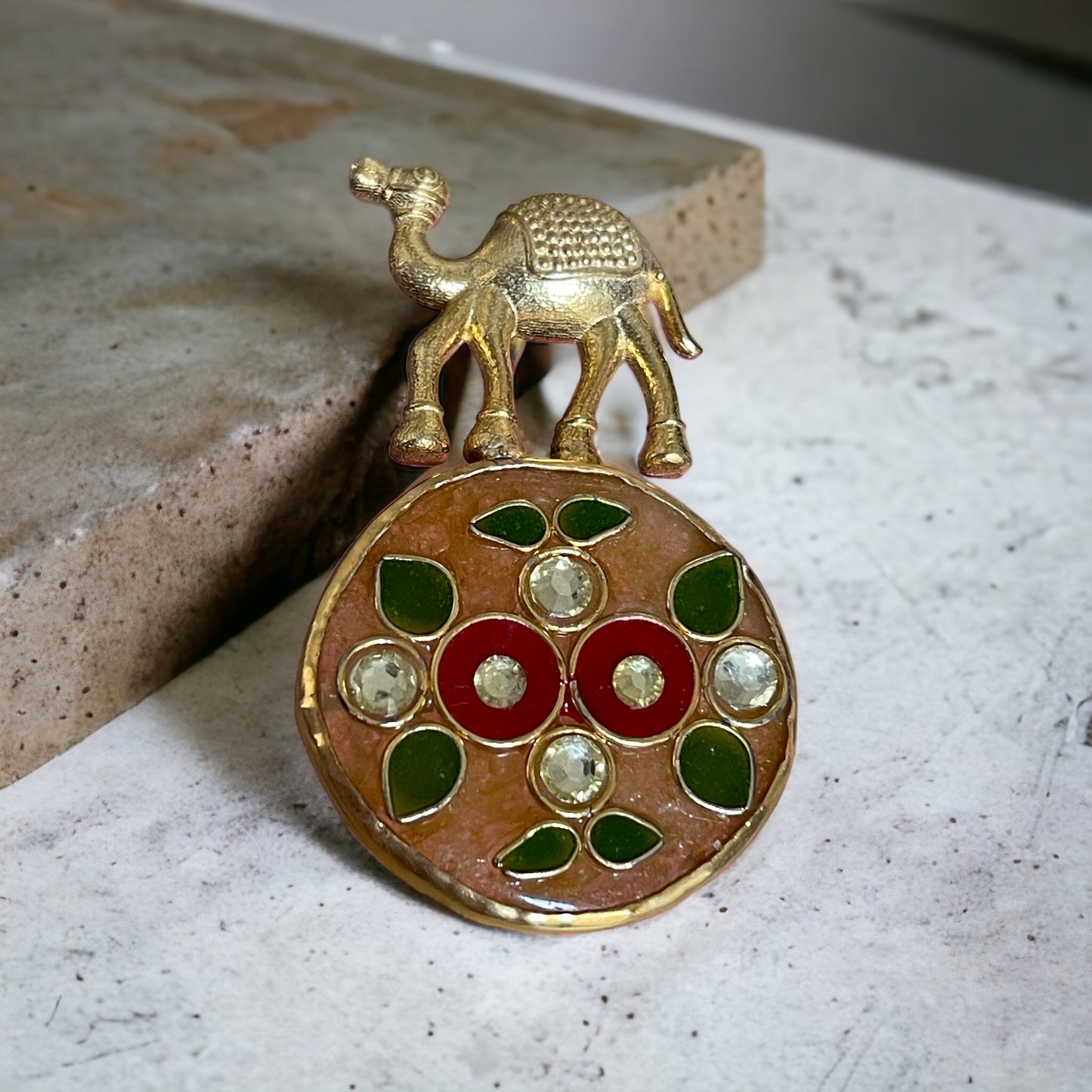 Ainslee 92.5 silver stone inlay pendant
